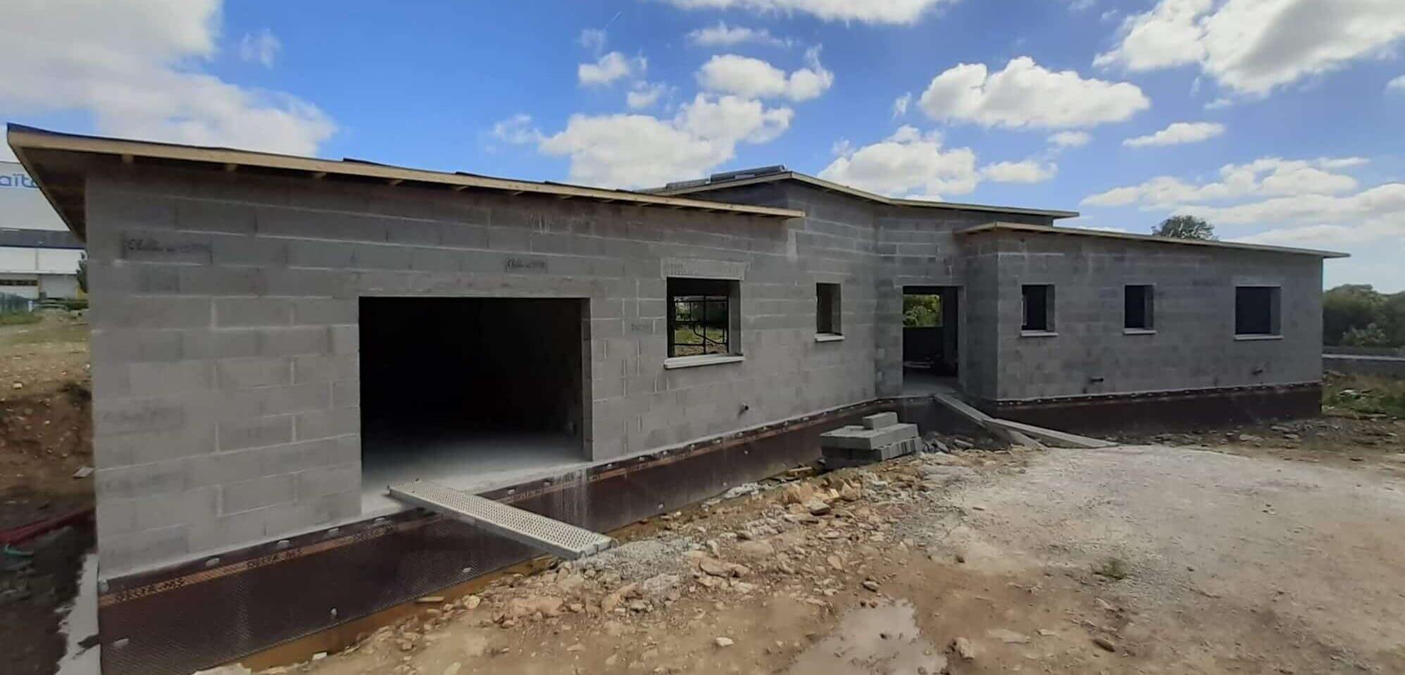 Maison neuve gros œuvre terminé